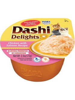 Inaba Dashi Delights with Chicken & Salmon 70gr