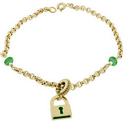 Million Diamonds Γυναικείο Βραχιόλι από Χρυσό 14K με Αχάτη BRA19944