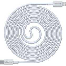 Devia EC146 USB-C to Lightning Cable 20W 1m White 6938595326868
