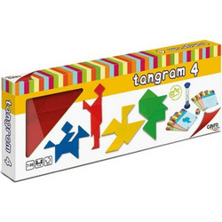 Cayro Tangram 4 Επιτραπέζιο Παιχνίδι για Παιδιά 7+ Ετών για 1-4 Παίκτες