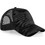 Beechfield Ανδρικό Καπέλο Jockey με Δίχτυ Snapback Υφασμάτινο Μαύρο B694