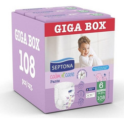 Septona Calm N' Care Πάνες Βρακάκι No6 14-20kg 108τμχ