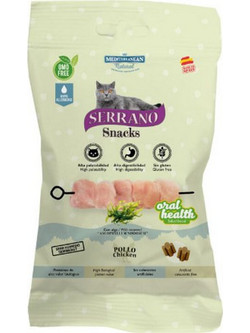 Mediterranean Serrano Snack Cat Oral Health Κοτόπουλο 50gr