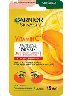 Garnier SkinActive Vitamin C Brightening & Glow Boosting Eye Mask 5gr