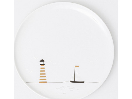 Raeder Πιάτο Φρούτου Πορσελάνης Sailing 15cm RD0017929