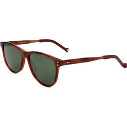Hackett HEB235 152 Ανδρικά Γυαλιά Ηλίου Τετράγωνα Κοκάλινα Ταρταρούγα με Πράσινο Φακό