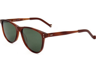 Hackett HEB235 152 Ανδρικά Γυαλιά Ηλίου Τετράγωνα Κοκάλινα Ταρταρούγα με Πράσινο Φακό