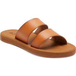 Roxy Coastal Cool Δερμάτινα Γυναικεία Σανδάλια Ταμπά ARJL101111-TAN