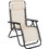 HomeMarkt Relax Companion Ξαπλώστρες Πολυθρόνες Παραλίας Μεταλλικές Πτυσσόμενες με Μαξιλάρι 2τμχ Μπεζ HM5095.12