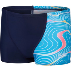 Speedo Digital Allover V-Cut Αθλητικό Παιδικό Μαγιό Boxer για Αγόρι Navy Μπλε Γαλάζιο 0038141-6777J