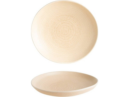 Bonna Πιάτα Βαθιά Πορσελάνης Mirage Ripple 26cm 6τμχ MRGRPL26CK