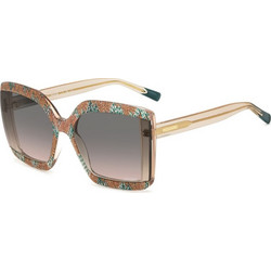 Missoni MIS0186S 038FF Γυναικεία Γυαλιά Ηλίου Τετράγωνα Κοκάλινα Διαφανή με Μαύρο Polarized Φακό
