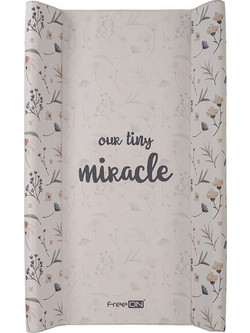 FreeON Our Tiny Miracle Σκληρή Αλλαξιέρα Μωρού Πλαστική 80x50cm Εκρού