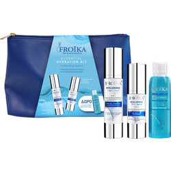 Froika Essential Hydration Hyaluronic Moist Cream Light 50ml + Hyaluronic Face Serum 30ml + Face Cleanser 100ml + Neseser