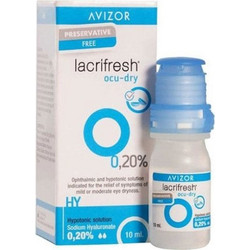 Avizor Lacrifresh Ocu-Dry 0.20% Eye Drops 10ml