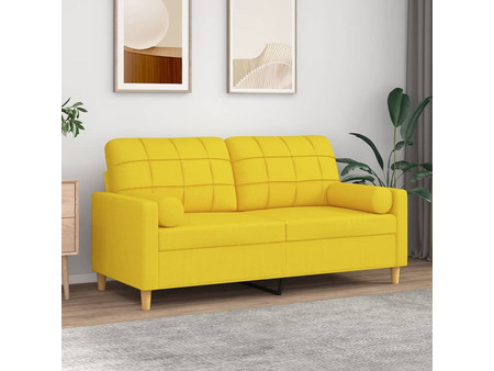 vidaXL Διθέσιος Καναπές Κίτρινος 158x77x80cm 3200787