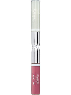 Seventeen All Day & Top Gloss 90 Baby Pink Shimmer Liquid Κραγιόν 9ml
