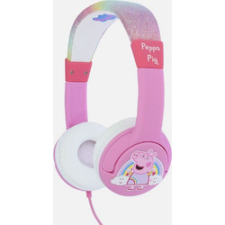 OTL Peppa Rainbow ACC-0612 Ασύρματα Bluetooth Παιδικά Ακουστικά On Ear Ροζ Λευκά