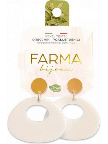 Farma Bijoux Γυναικεία Σκουλαρίκια Κρεμαστά από Ορείχαλκο 8058056812209