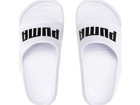 Puma Divecat v2 Lite Ανδρικές Παντόφλες Καλοκαιρινές Κολυμβητηρίου Λευκές 374823-04