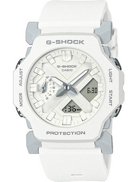 Casio G-Shock Ανδρικό Ρολόι Χρονογράφος με Λευκό Καουτσούκ Λουράκι GA-2300-7AER