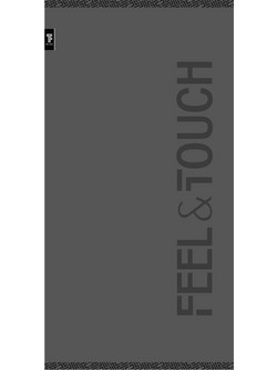 Feel & Touch Sunny Πετσέτα Θαλάσσης Γκρι 90x180cm