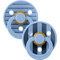 BIBS Studio Colour Πιπίλες Καουτσούκ 6m+ Pin Sky Blue Mix 2τμχ BIBS Studio Colour Πιπίλες Καουτσούκ 6m+ Pin Sky Blue Mix 2τμχ