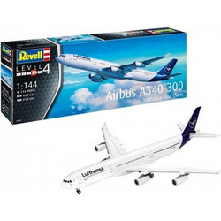 Revell Airbus A340-300 Lufthansa New Livery Συναρμολογούμενο Πλαστικό Μοντέλο Αεροπλάνου 1:144