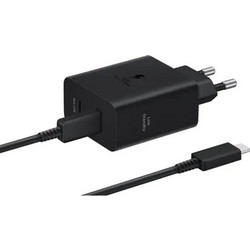 Samsung Duo EP-T5020 Φορτιστής με Καλώδιο USB-C με 2 Θύρες USB-C 50W Power Delivery