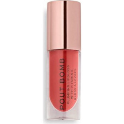 Makeup Revolution Pout Bomb Peachy Plumping Lip Gloss 4.6ml