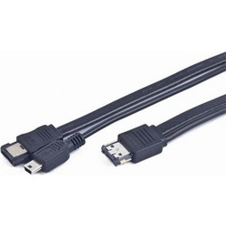 Cablexpert CC-ESATAP-ESATA-USB5P-1M Καλώδιο Σκληρού Δίσκου eSATA to eSATA 1m Black