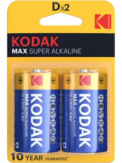 Kodak Max Super Alkaline D 2τμχ