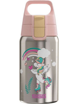 Sigg Uni Skate Παιδικό Παγούρι Θερμός Ανοξείδωτο Ροζ 500ml