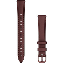 Garmin Band Λουράκι Δερμάτινο Mulberry / Dark Bronze (Garmin Lily)