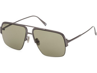 Tod's TO0358-08N Ανδρικά Γυαλιά Ηλίου Aviator Μεταλλικά Μαύρα με Μαύρο Φακό