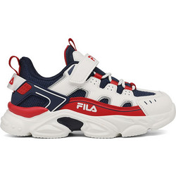 Fila Memory Spinel 3 Παιδικά Sneakers Λευκά Κόκκινα 3YF33002-214