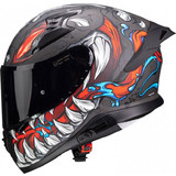 Pilot Helmets Snake SV Reptile-X Black Red Κράνος Μηχανής Full Face 1500gr
