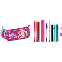 Safta Barbie Κασετίνα Βαρελάκι Φούξια 811410708