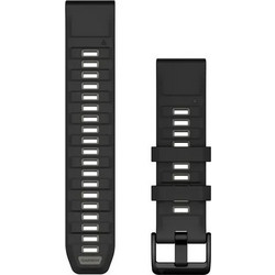 Garmin QuickFit 22 Λουράκι Σιλικόνης Black / Pebble Gray