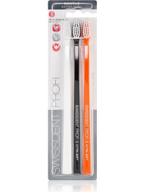 Swissdent Profi Gentle Soft Oδοντόβουρτσα Λευκή Μαύρη Κόκκινη