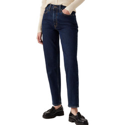 Levi's Ψηλόμεσο Γυναικείο Τζιν Παντελόνι Mom Fit Εφαρμογή Navy Μπλε A3506-0024