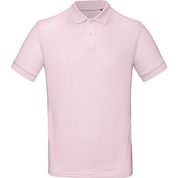 B&C Collection Ανδρική Μπλούζα Polo Κοντομάνικη Ροζ PM430