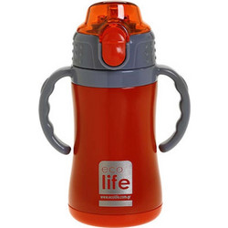 Ecolife Παιδικό Παγούρι Θερμός Ανοξείδωτο BPA Free Κόκκινο 300ml