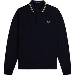 Fred Perry Ανδρική Μπλούζα Polo Μακρυμάνικη Navy Μπλε M3636-W53