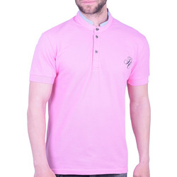 Paco & Co Ανδρική Μπλούζα Polo Κοντομάνικη Ροζ 213609