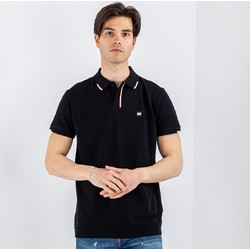 Weekend Offender Ανδρική Μπλούζα Polo Κοντομάνικη Μαύρη POSS23-12