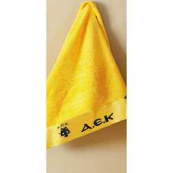 Palamaiki AEK Παιδική Πετσέτα Προσώπου / Χεριών 500gr/m² 100x50cm Κίτρινη