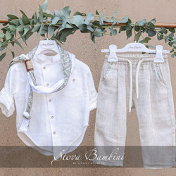 Stova Bambini Βαπτιστικό Πανωφόρι για Αγόρι 5τμχ SS24B32