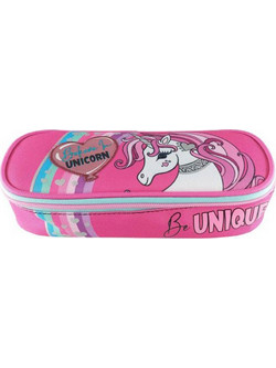 Graffiti Unicorn Κασετίνα Φούξια 241341