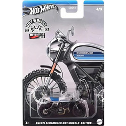 Mattel Hot Wheels Motorcycle Club 2024 Ducati Scrambler Silver
